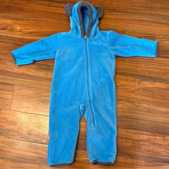 Columbia Blue Foxy Baby Fleece Snowsuit - Picture 1 of 5